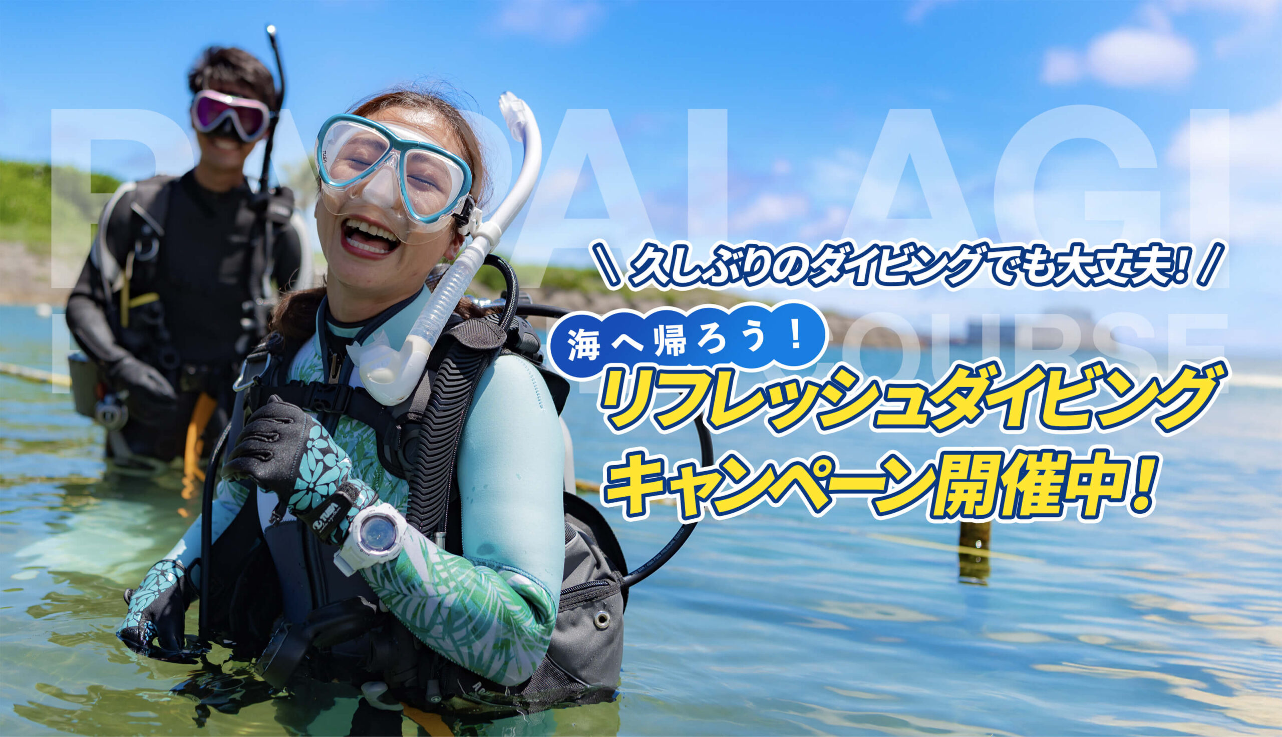 しばらくダイビングをお休みしていた方へ